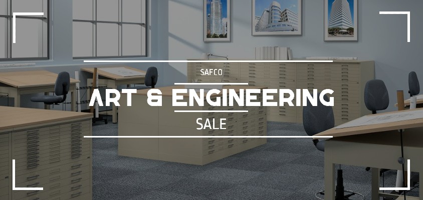 Safco Art & Engineering Sale -- Drafting Tables, Flat Files, Blueprint Storage