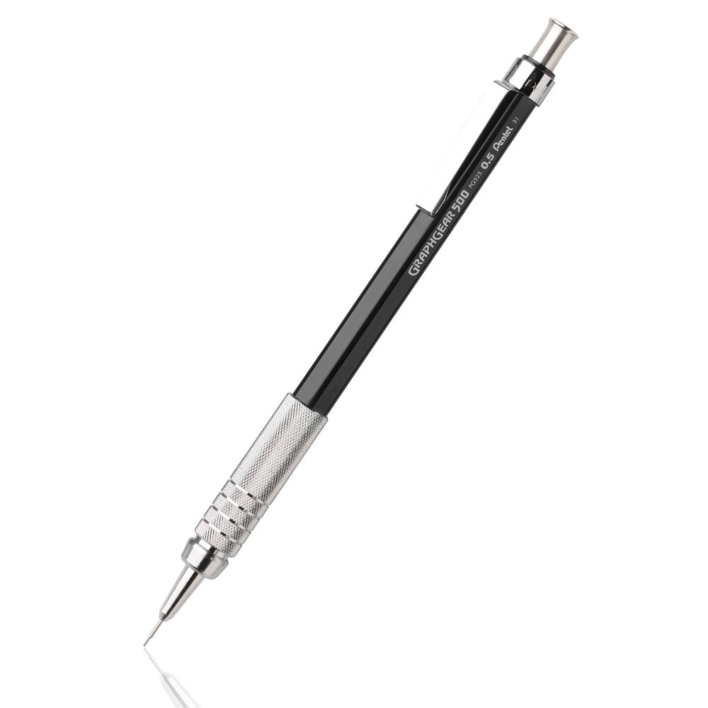 PG525A Pentel GraphGear 500 Automatic Drafting Pencil 1 Each Black 0.5mm 