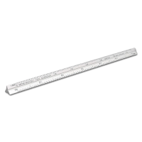 15cm Aluminum Metric Architect Pocket Scale Drafting Supplies, Ruling and Measuring Tools, Triangular Scales, Triangular Metric Scales