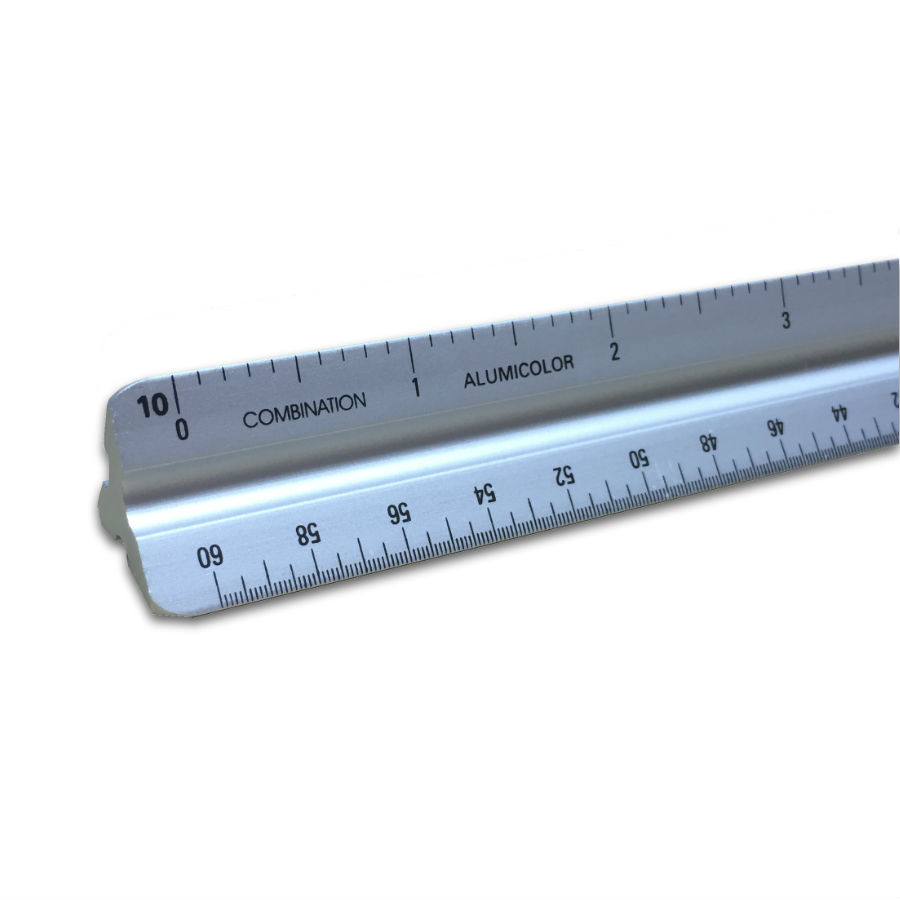 Alumicolor Series L2R 3136-1 12 Aluminum Scale