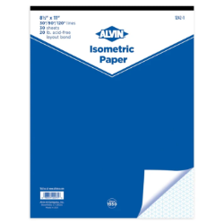 8.5" x 11" Isometric Paper 