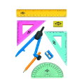 8-Piece Geometry Set with Compass