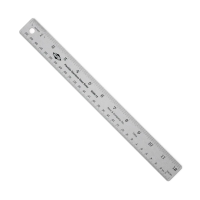 Non-Skid Flexible Stainless Steel Ruler Drafting Supplies, Ruling and Measuring Tools, Standard Rulers, Alvin Non-Skid Flexible Rulers
