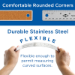 Non-Skid Flexible Stainless Steel Ruler - R590-6
