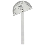 3-3/8" Round Head Steel Protractor with Arm 