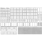 PDK701 : Miscellaneous Model Building Materials-Windows and Doors
