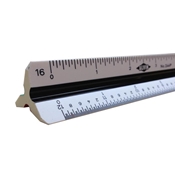 12" High Impact Plastic Mechanical Drafting Triangular Scale Drafting Supplies, Ruling and Measuring Tools, Triangular Scales, Mechanical Drafting Triangular Scales