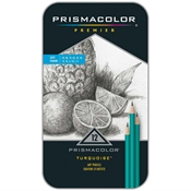 Premier Turquoise Art Pencils Set Drafting Supplies, Drafting Pencils and Leads, Woodcase Drawing Pencils