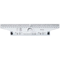 12" Rolling Parallel Ruler Drafting Supplies, Ruling and Measuring Tools, Specialty Rulers, Alvin Rolling Parallel Ruler
