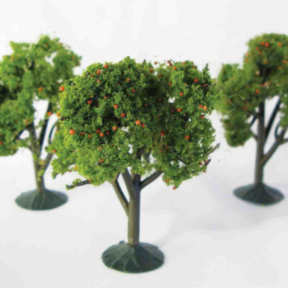 WS00325 : Wee Scapes Orange Trees 2.25" - 2.5" 3-Pack