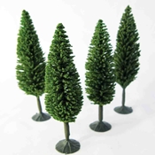 WS00328 : Wee Scapes Poplar Trees 3.5" - 4" 4-Pack