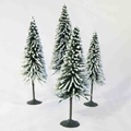 3.5" - 5" Snow Spruce Trees