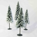 WS00330 : Wee Scapes Snow Spruce Tree 3.5" - 5" 4-Pack