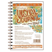 Visual Journal - Drawing Book Drafting Paper and Drawing Media, Sketchbooks and Sketch Pads, 5.5" x 8" Visual Journal Medium Surface Wirebound Drawing Book