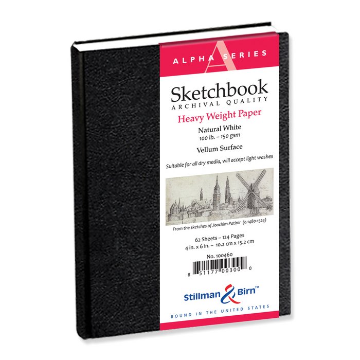 Stillman & Birn 4 x 6 Alpha Series Hardbound Sketchbook #SB100460 (DISC)