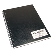 9" x 12" Classic Black Wirebound Sketch Book Drafting Paper and Drawing Media, Sketchbooks and Sketch Pads, 9" x 12" Classic Black Wirebound Sketch Book