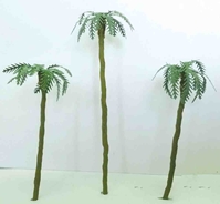 WS00359 : Wee Scapes Architectural Model Assorted Palm Trees 1" to 3" 4-Pack