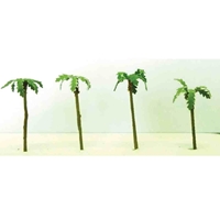 WS00358 : Wee Scapes Architectural Model Palm Trees 1" 6-Pack