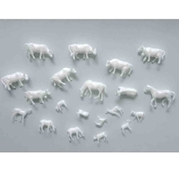WS00354 : Wee Scapes Architectural Model Animal Figures 20-Pack