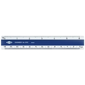 6" Engineering Scale Drafting Supplies, Ruling and Measuring Tools, Flat Drafting Scales, Flat Engineering Scales