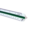 30cm Metric Plastic Triangular Scale Drafting Supplies, Ruling and Measuring Tools, Triangular Scales, Triangular Metric Scales
