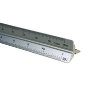 30cm Aluminum Metric Triangular Scale 