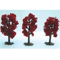 2.5" to 3" Japanese Red Maple Trees Drafting Supplies, Architectural Model Building Supplies, Model Trees and Foliage, Ready Made Trees