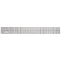 18" Clear Graphic Arts Ruler