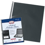 14" x 17" Archival Protective Sleeves - 5 Pack Drafting Supplies, Portfolios and Cases, Presentation Cases and Binders, Alvin Archival Presentation Sleeves