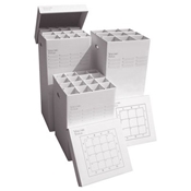 Pasimy 16 Roll Cardboard Roll File Storage Organizer 15 x 25 Inch Blueprint  Storage Box Vertical Poster Storage Container Roll File Cabinet Box Holder