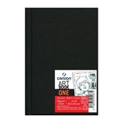 ONE Art Hardbound Sketch Book Drafting Paper and Drawing Media, Sketchbooks and Sketch Pads, 4" x 6" ArtBook ONE Hardbound Sketchbook