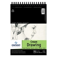 Artist Series Classic Cream Drawing Paper Pad Drafting Paper and Drawing Media, Drawing Pads