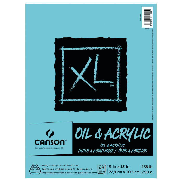 Canson 9" x 12" XL Oil & Acrylic Pad