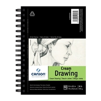 Artist Series Cream Drawing & Sketch Pad Drafting Paper and Drawing Media, Sketchbooks and Sketch Pads, 9" x 12" Artist Series Classic Cream Drawing Paper