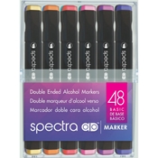SBASIC48AD : Chartpak Spectra AD Marker - 48 Pc Basic Set