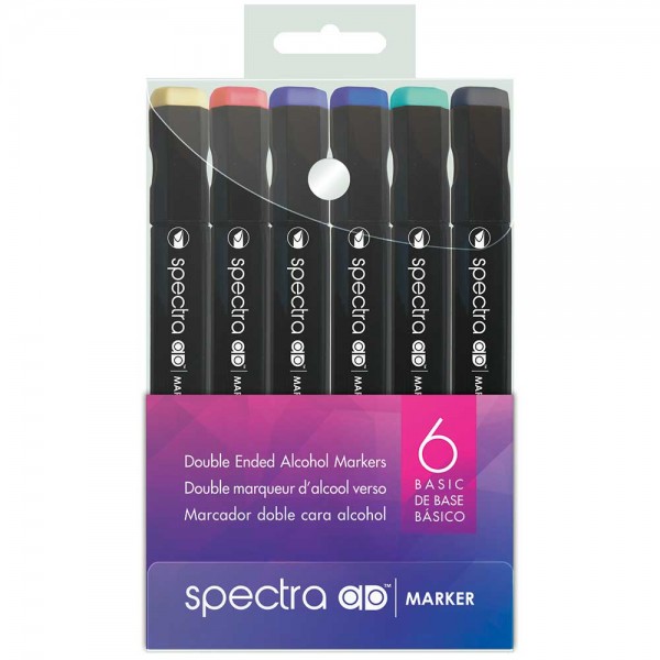 SBASIC6AD : Chartpak Spectra AD Marker - 6 Pc Basic Set