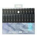 Spectra AD 12-Piece Cool Gray Marker Set