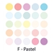 Pastels - Set of 25 AD Markers - SETF