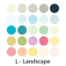 SETL : Chartpak Landscape - Set of 25 Markers