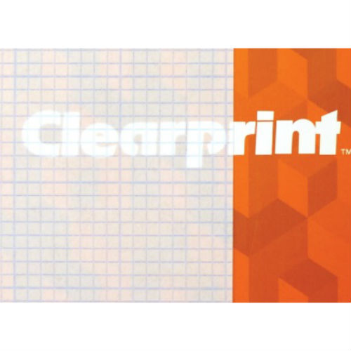Clearprint 1000H Design Vellum Sheets with Engineer Title Block Translucent White 10 Sheets Per Pack 100% Cotton 17 x 22 Inches 16 lb 10221220