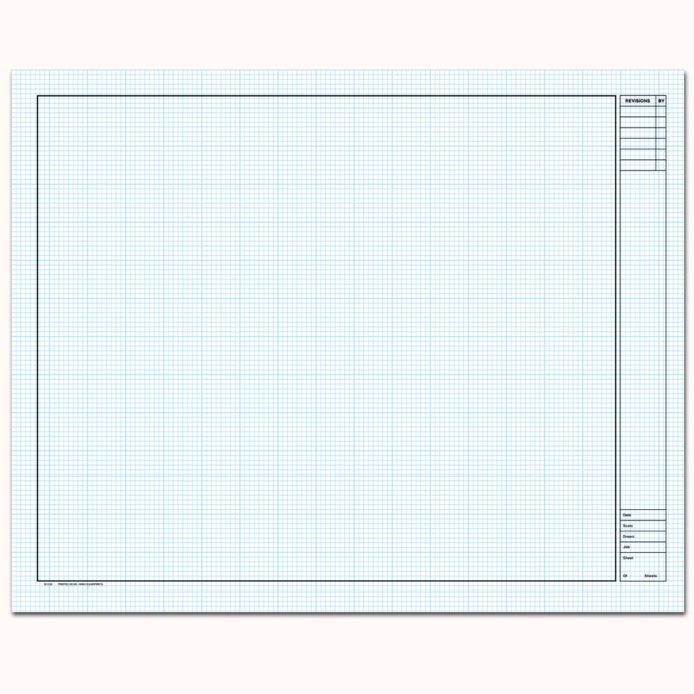 Clearprint 11 x 17 Vellum 1000H-8 - 100 Sheets