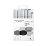 Sketch Marker 6-Color Set - Sketching Grays 