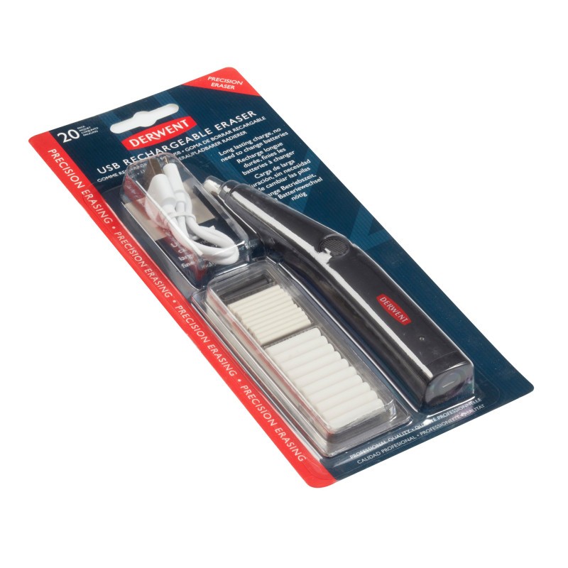 British Derwent Battery Eraser For Sketch Drawing Pencil Eraser Rubber  Refills School & Office Supplies