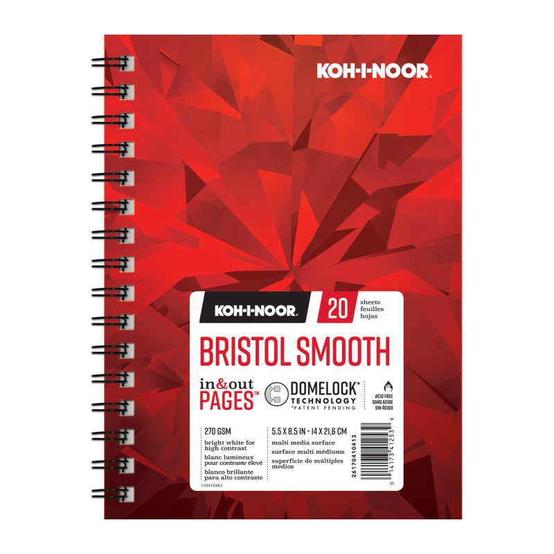 Koh-I-Noor 5.5 x 8.5 Bristol Pad - Smooth
