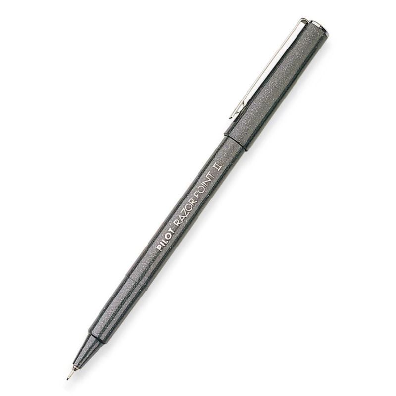 Pilot Razor Point II Super Fine Marker Pens #