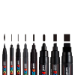 Paint Marker Set - 8 Markers - All Black - PX302950000