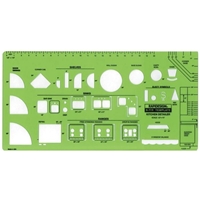 719R : RapiDesign Templates 1/2" Scale Kitchen Detailer Template