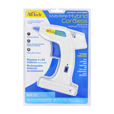 Ad-Tech Cool Tool Cordless Glue Gun-White