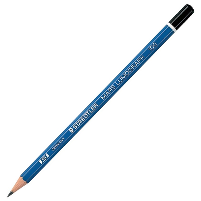 Staedtler Mars STD-100-4B Lumograph 4B Drawing Pencil