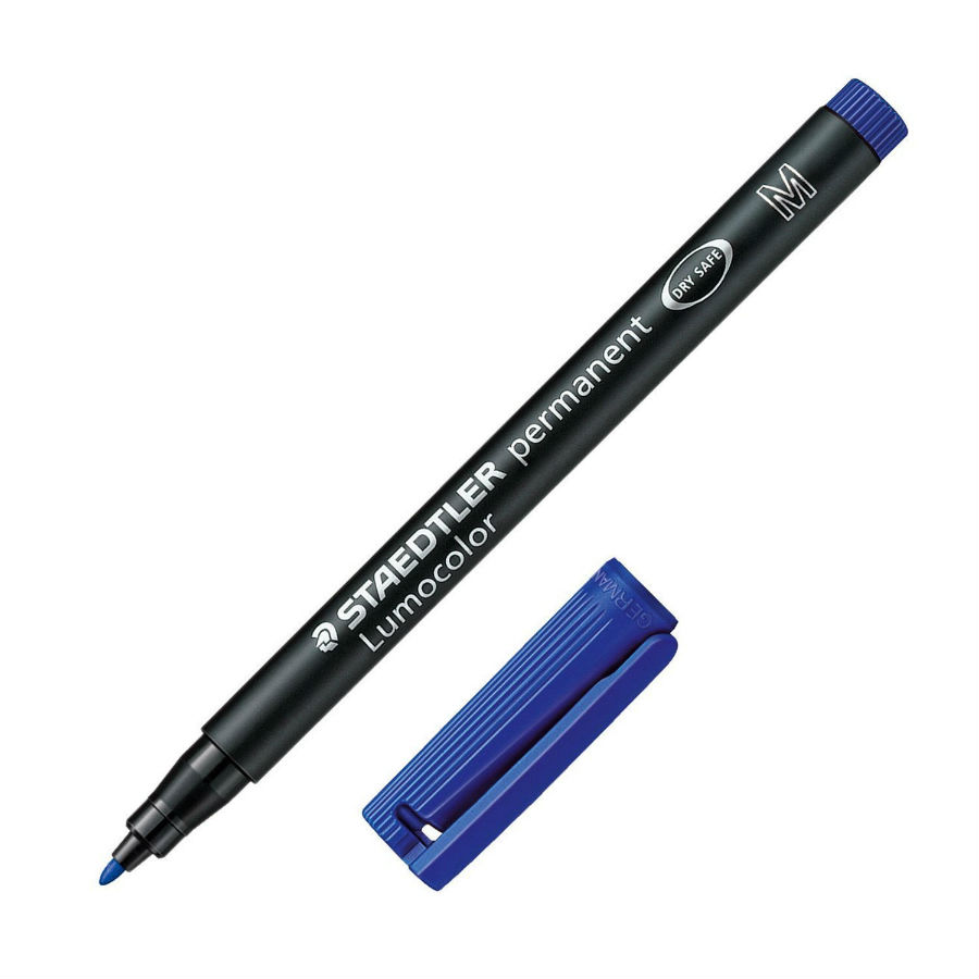 3053 Permanent Marking Pens, Blue 0.3 mm